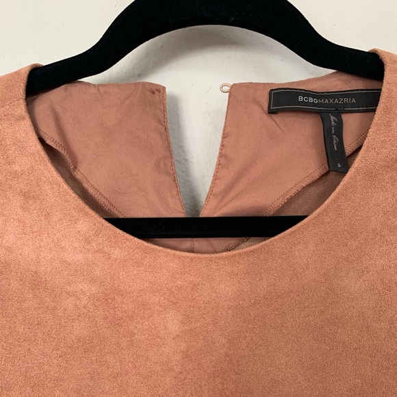 BCBG Max Azria Faux Suede Top - Picture 4 of 8